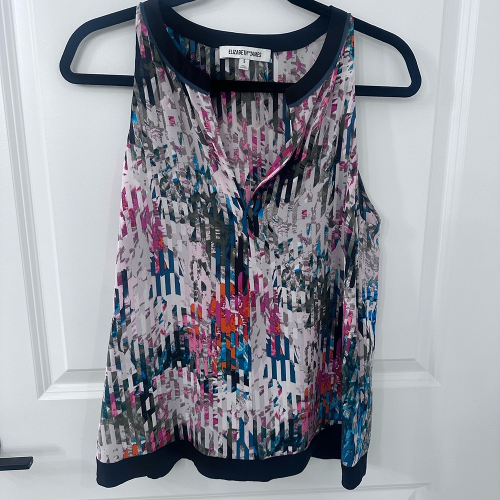 Elizabeth and James silk top